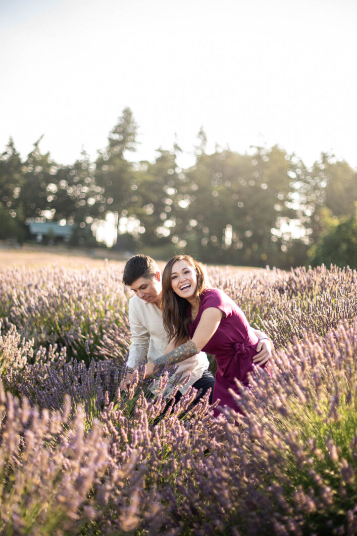 washington lavender farm engagement session-50
