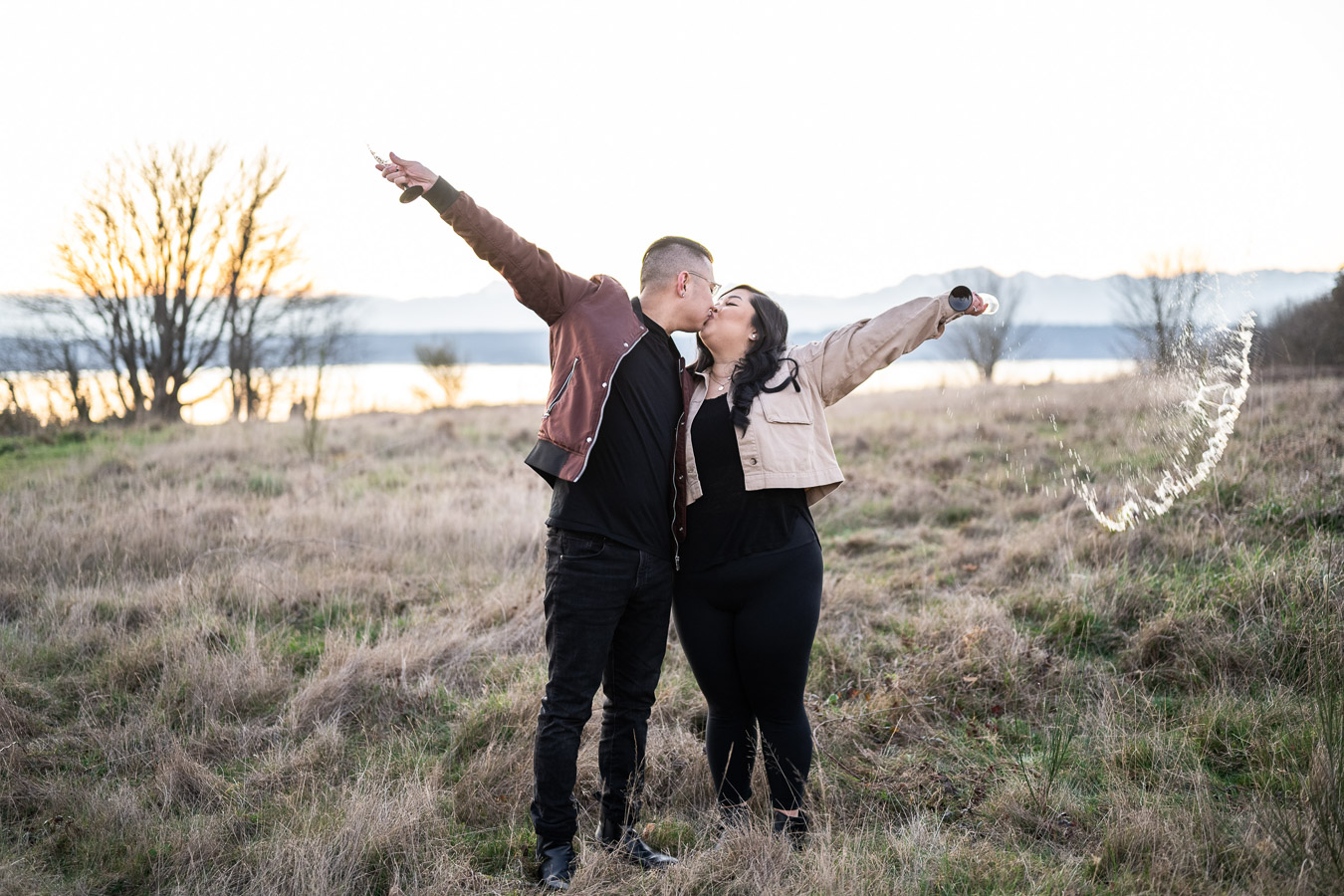 Discovery park engagement session