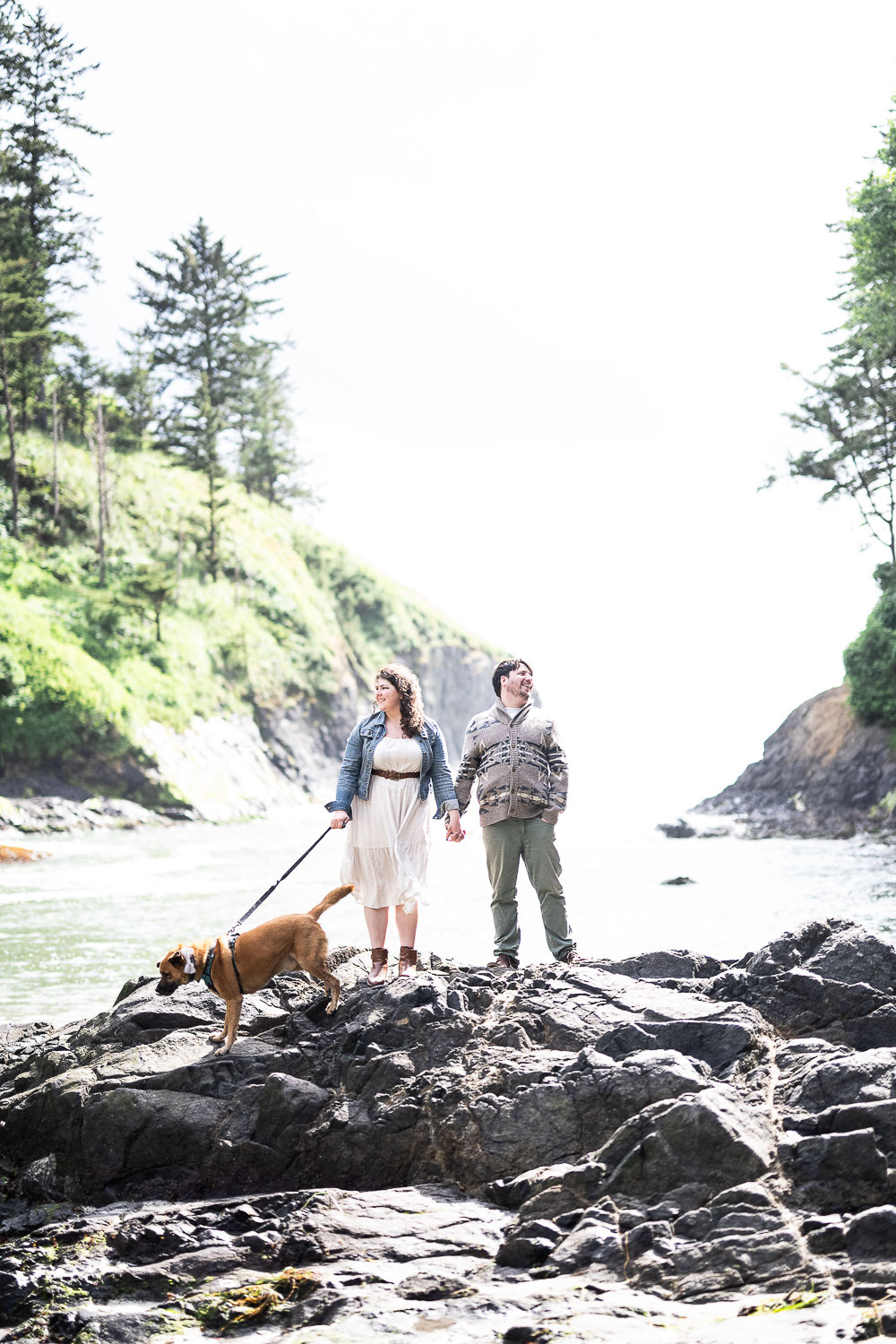 Cape Disappointment engagement session