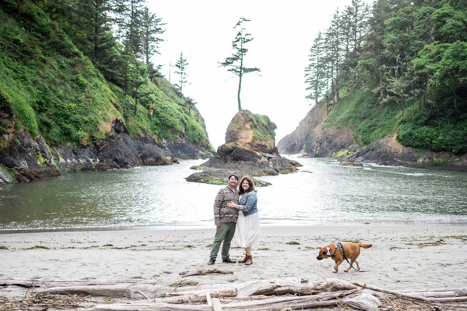 Cape Disappointment engagement session