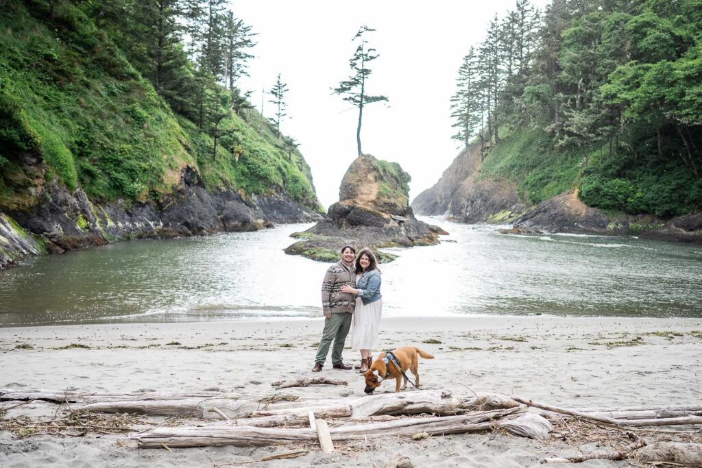 Cape Disappointment engagement session